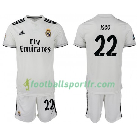 Tenue Real Madrid ISCO 22 Enfant Domicile 2018-2019 Maillot de Foot